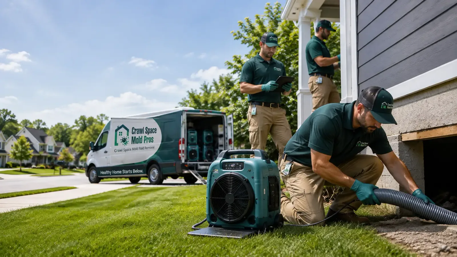 Crawl Space Mold Removal in Yarmouth Port, MA